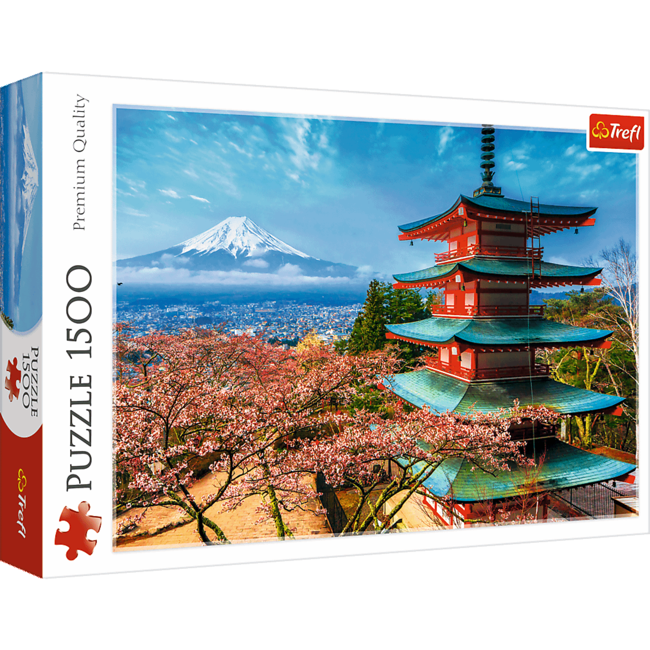 1500 piece Jigsaw Puzzles, Mount Fuji, Japan, Temple, Asian puzzle, Adult Puzzles, Trefl 26132